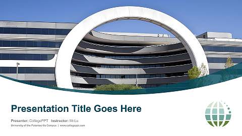 University of the Potomac-Va Campus Course/Courseware Creation PPT Template