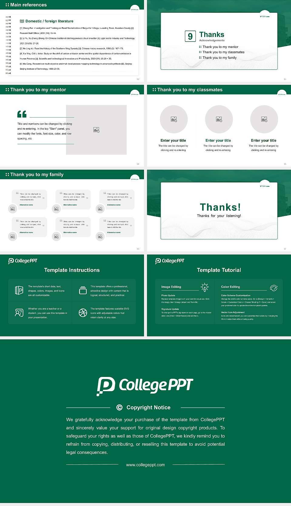 University of South Florida Graduation Thesis Defense PPT Template16:9 ratio PPT effect preview image7