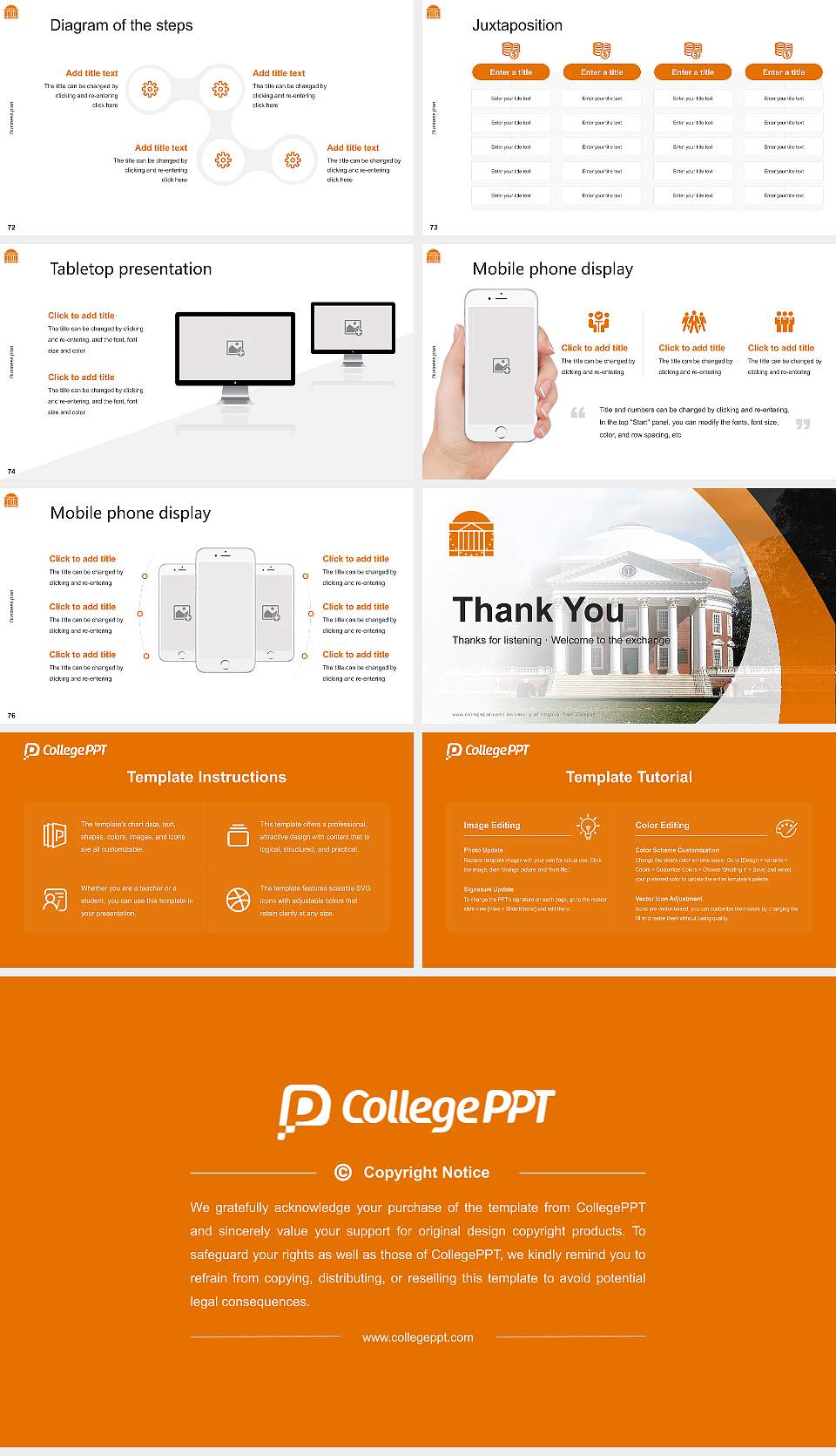 University of Virginia-Main Campus Competition/Entrepreneurship Contest PPT Template16:9 ratio PPT effect preview image9