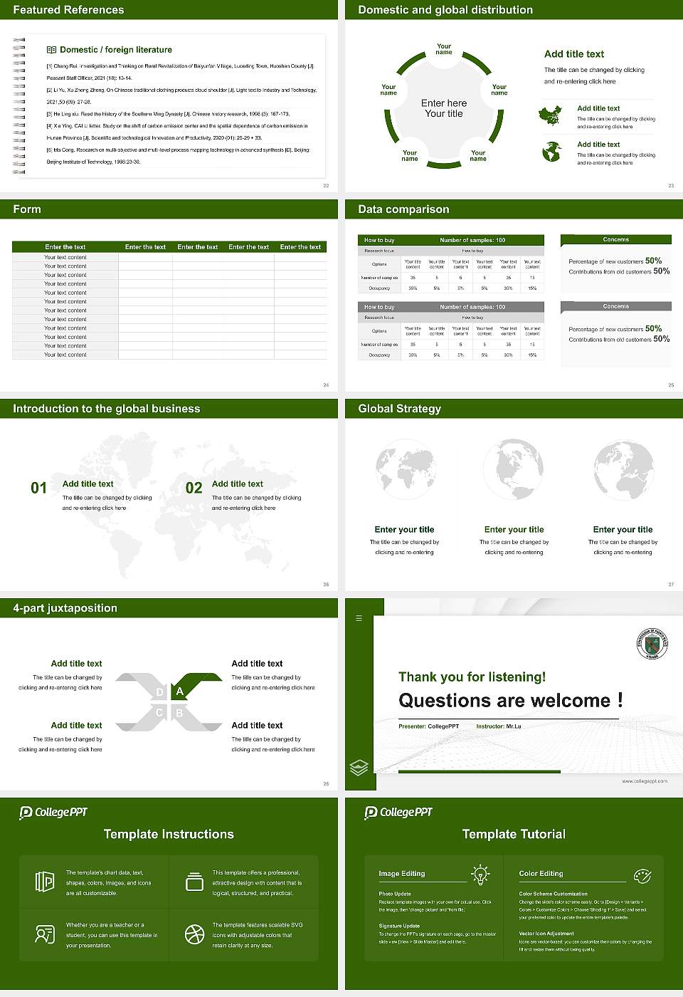 University of Puerto Rico-Utuado Thesis Proposal/Graduation Defense PPT Template16:9 ratio PPT effect preview image4