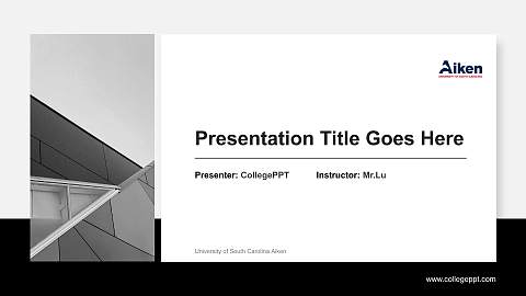 University of South Carolina Aiken General Purpose PPT Template