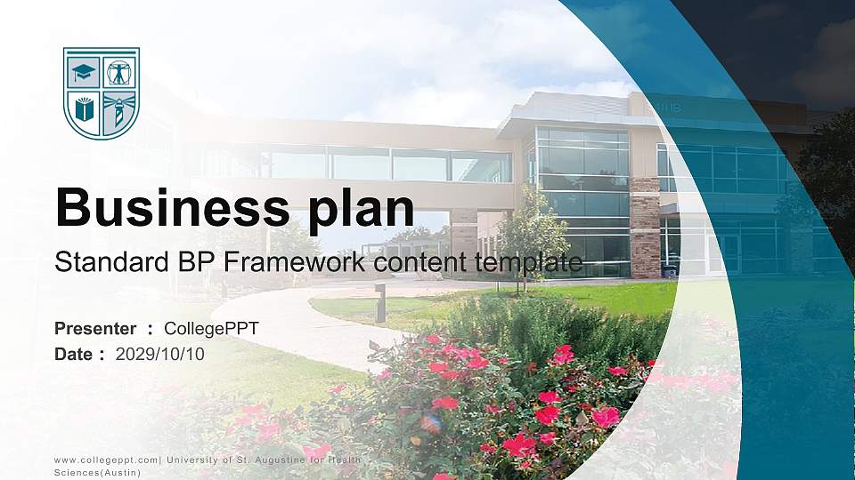 University of St. Augustine for Health Sciences(Austin) Competition/Entrepreneurship Contest PPT Template16:9 ratio PPT effect preview image