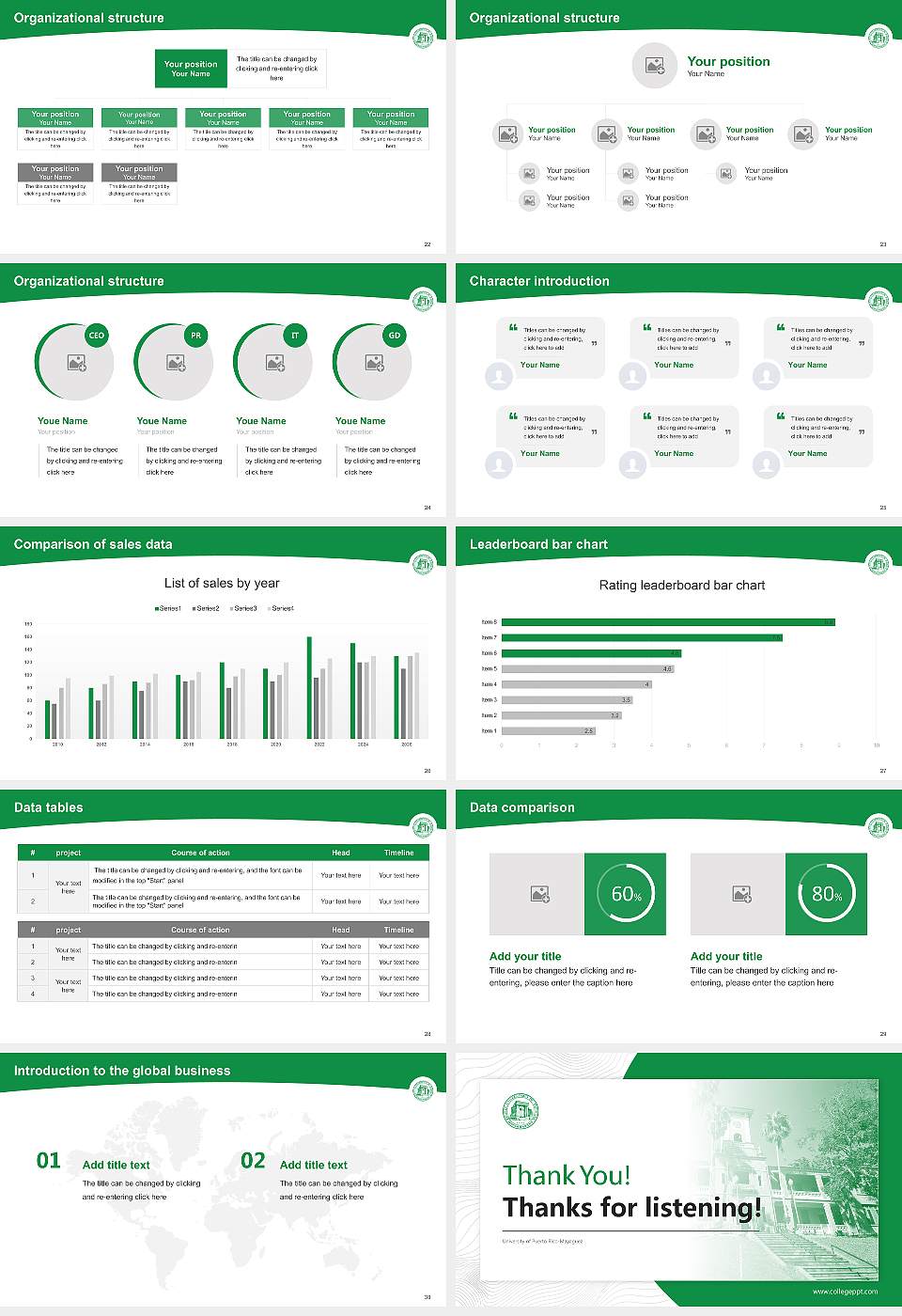 University of Puerto Rico-Mayaguez Academic Presentation/Research Findings Report PPT Template16:9 ratio PPT effect preview image4