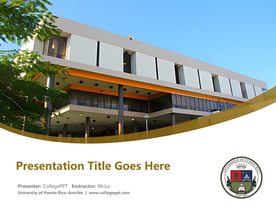 University of Puerto Rico-Arecibo Course/Courseware Creation PPT Template4:3 ratio PPT effect preview image5