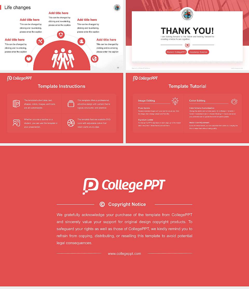 University of Puerto Rico-Ponce National Scholarship Defense PPT Template16:9 ratio PPT effect preview image4