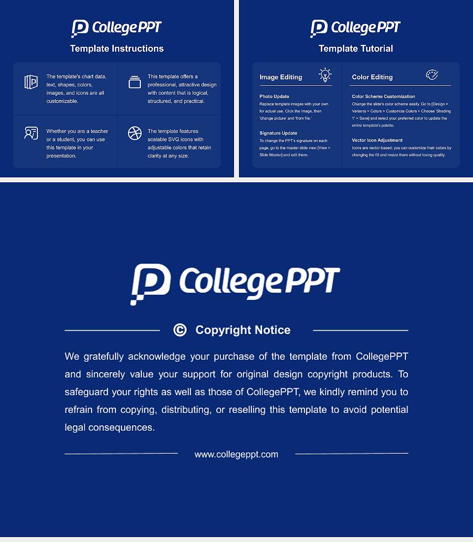 University of Providence Course/Courseware Creation PPT Template4:3 ratio PPT effect preview image5