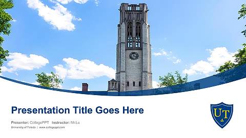 University of Toledo Course/Courseware Creation PPT Template