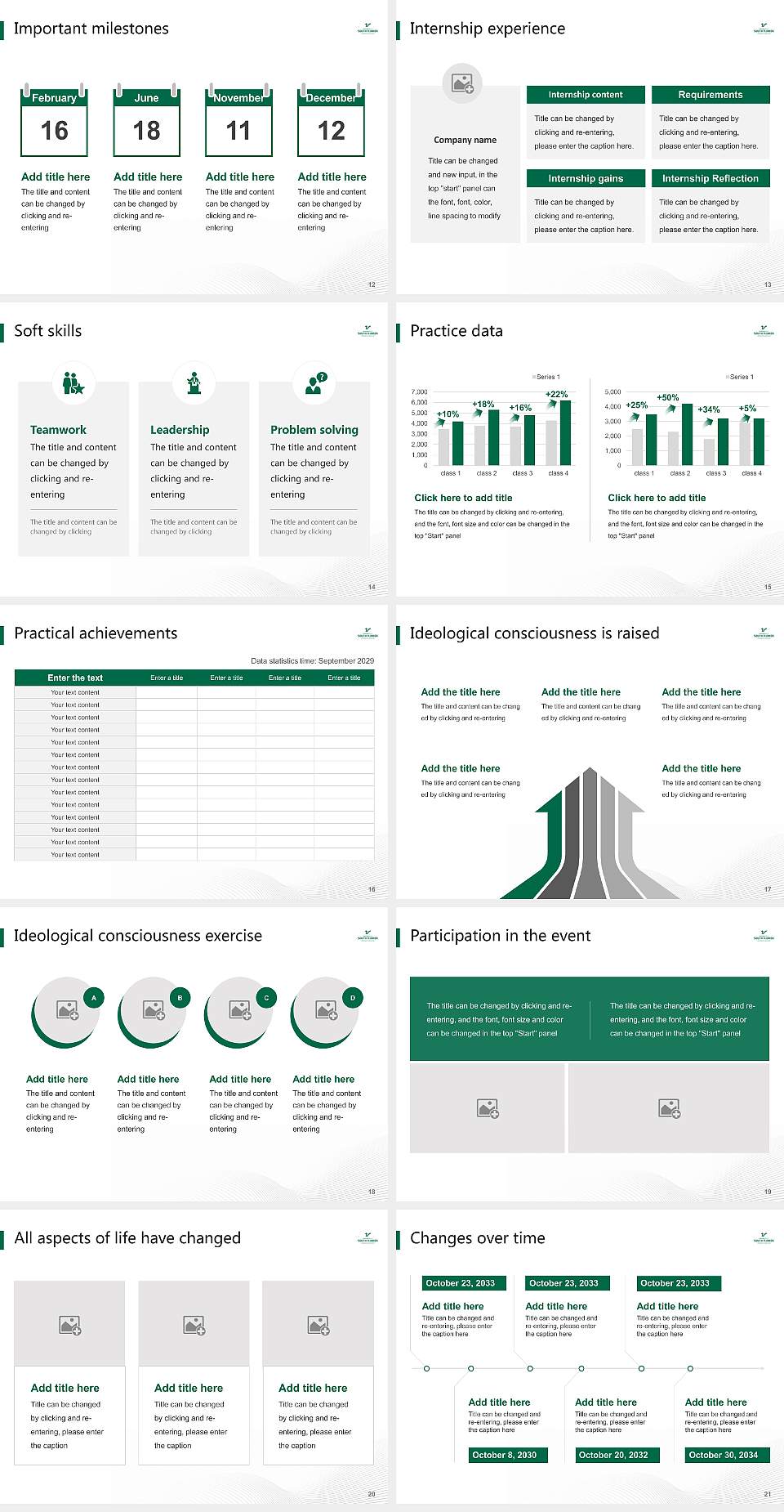 University of South Florida-Sarasota-Manatee National Scholarship Defense PPT Template4:3 ratio PPT effect preview image3
