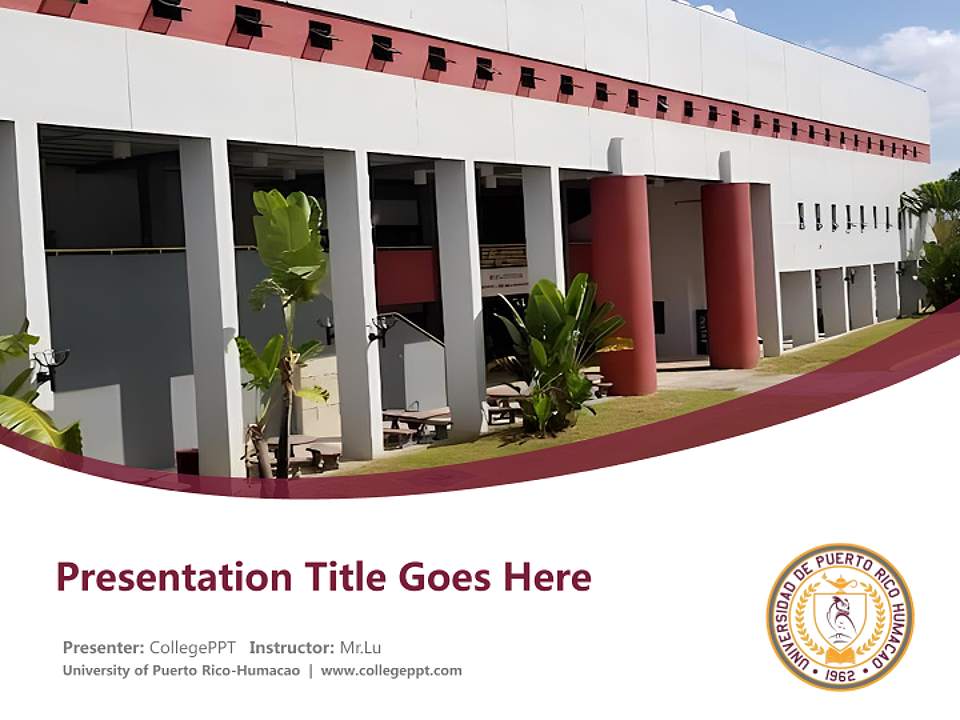 University of Puerto Rico-Humacao Course/Courseware Creation PPT Template4:3 ratio PPT effect preview image5