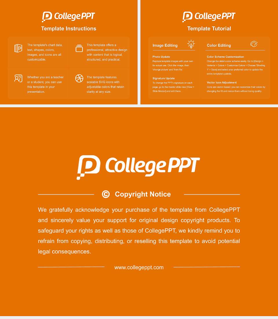University of Virginia-Main Campus Course/Courseware Creation PPT Template4:3 ratio PPT effect preview image5