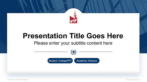 University of the Cumberlands National Scholarship Defense PPT Template