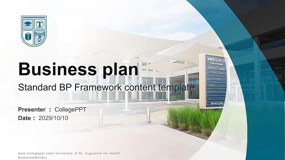 University of St. Augustine for Health Sciences(Dallas) Competition/Entrepreneurship Contest PPT Template16:9 ratio PPT effect preview image
