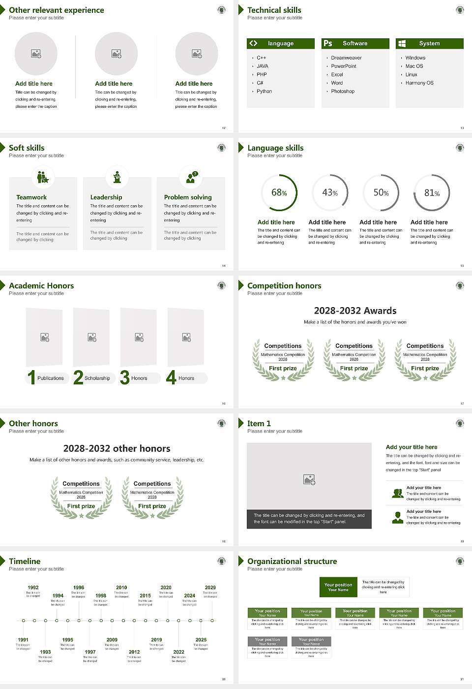 University of Puerto Rico-Utuado Resume PPT Template16:9 ratio PPT effect preview image3