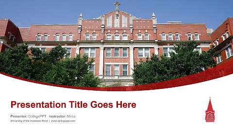 University of the Incarnate Word Course/Courseware Creation PPT Template