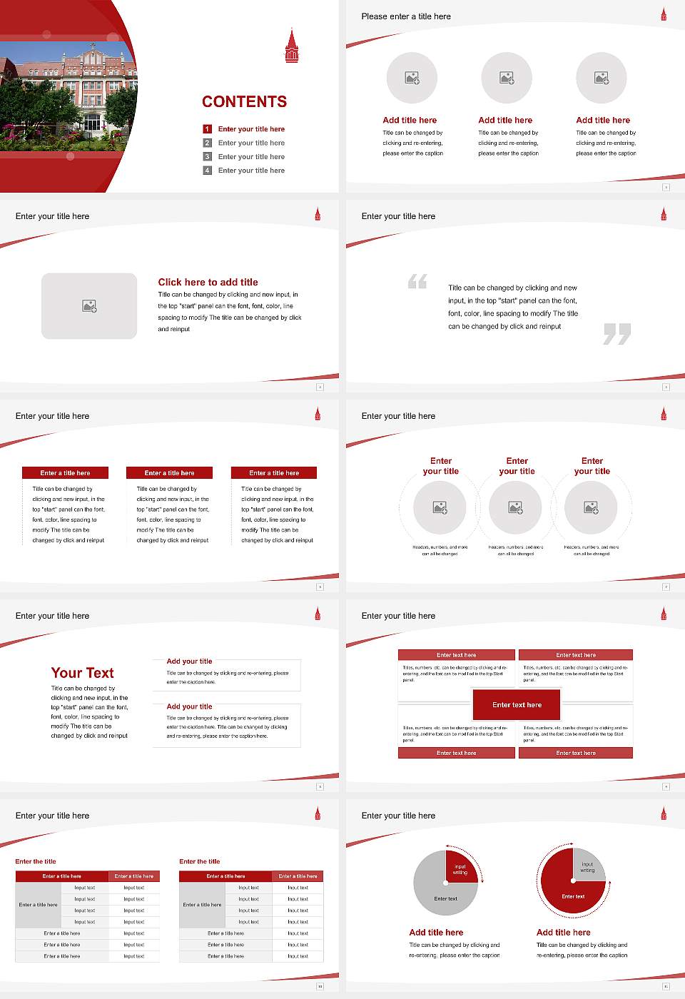 University of the Incarnate Word Course/Courseware Creation PPT Template16:9 ratio PPT effect preview image2