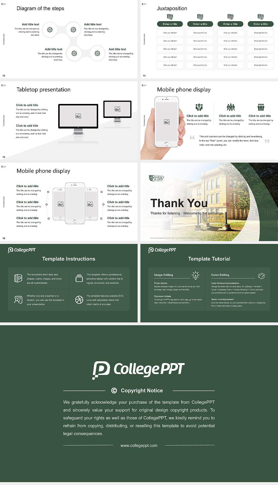 University of Science and Arts of Oklahoma Competition/Entrepreneurship Contest PPT Template16:9 ratio PPT effect preview image9