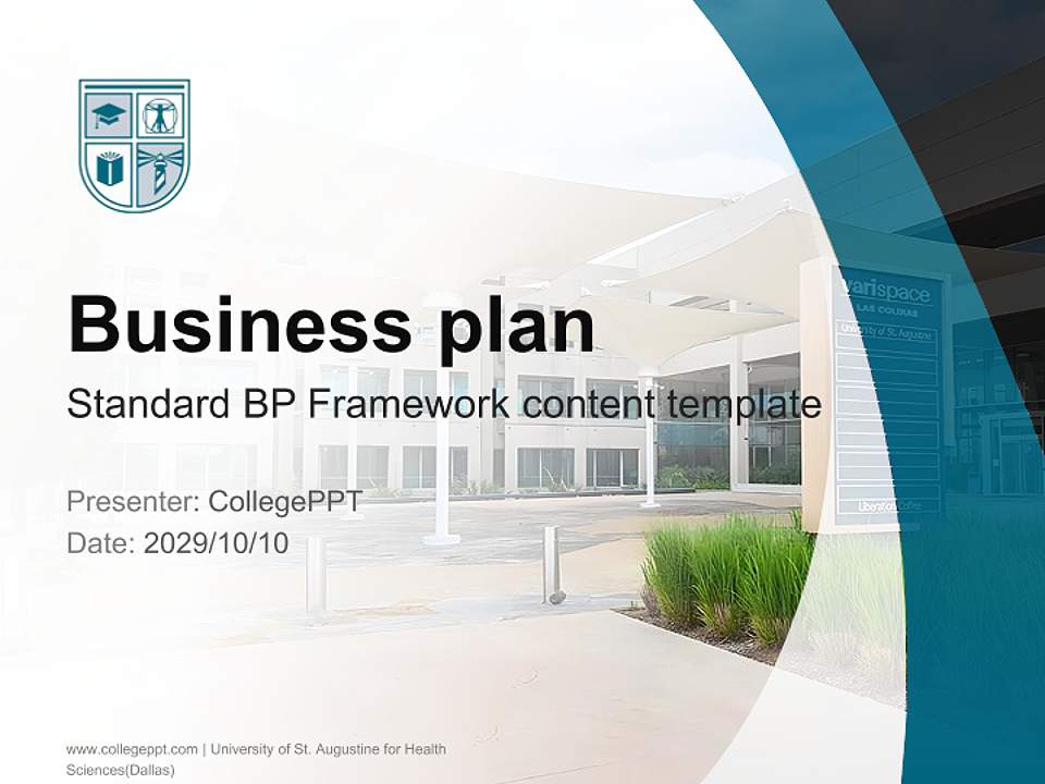 University of St. Augustine for Health Sciences(Dallas) Competition/Entrepreneurship Contest PPT Template4:3 ratio PPT effect preview image9