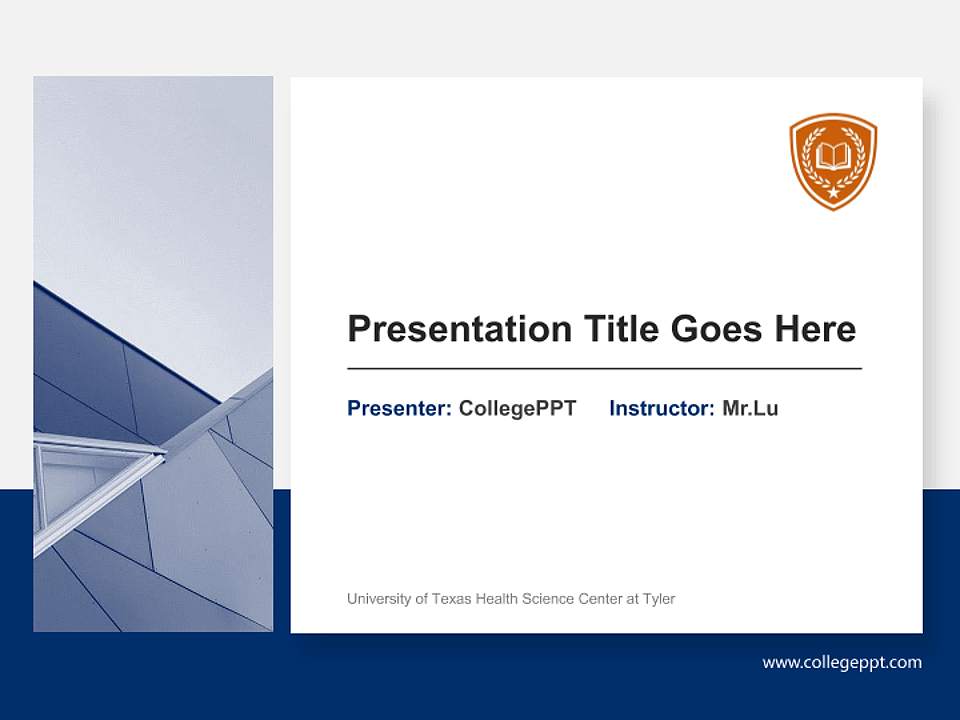 University of Texas Health Science Center at Tyler General Purpose PPT Template4:3 ratio PPT effect preview image6