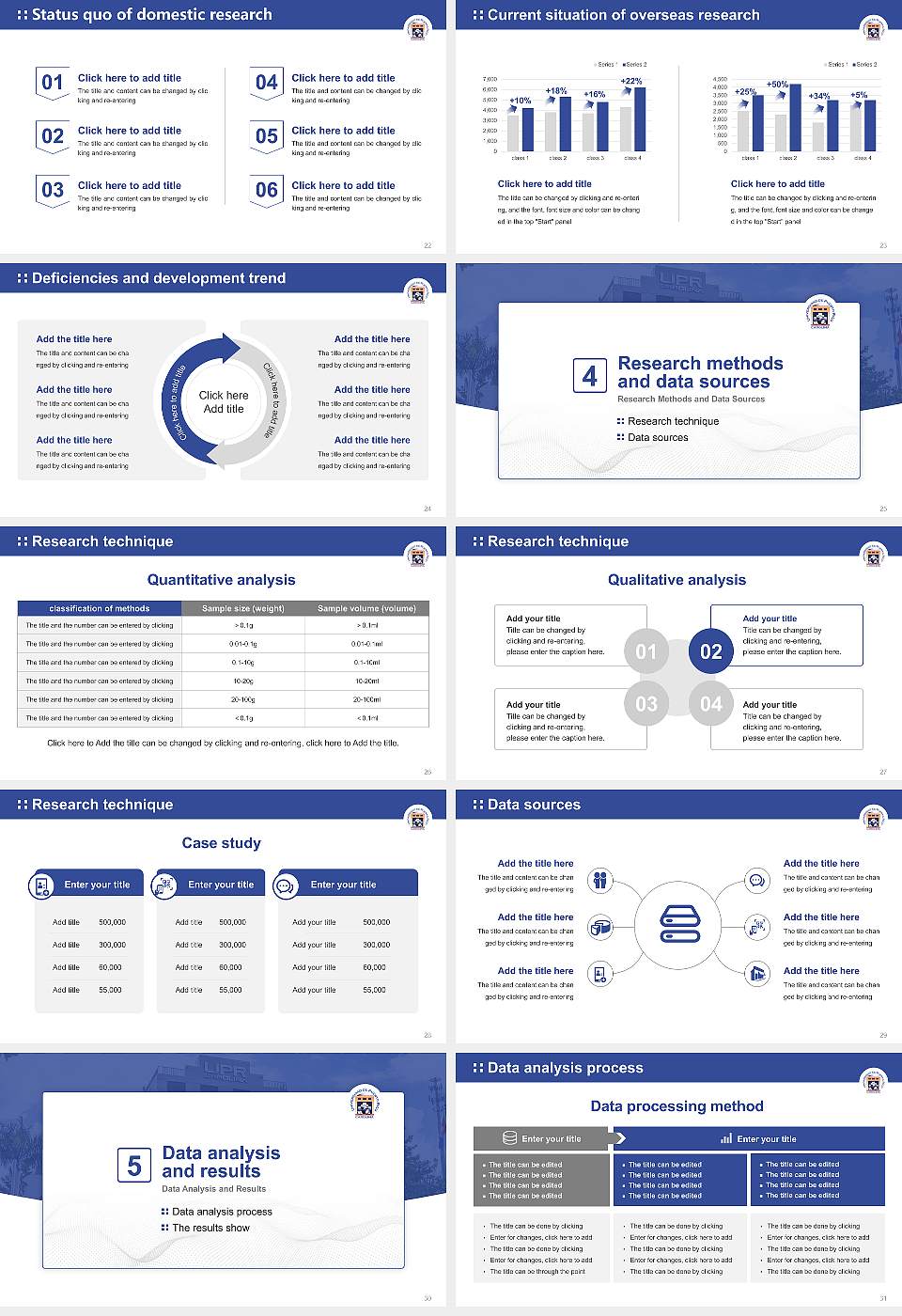 University of Puerto Rico-Carolina Graduation Thesis Defense PPT Template16:9 ratio PPT effect preview image4