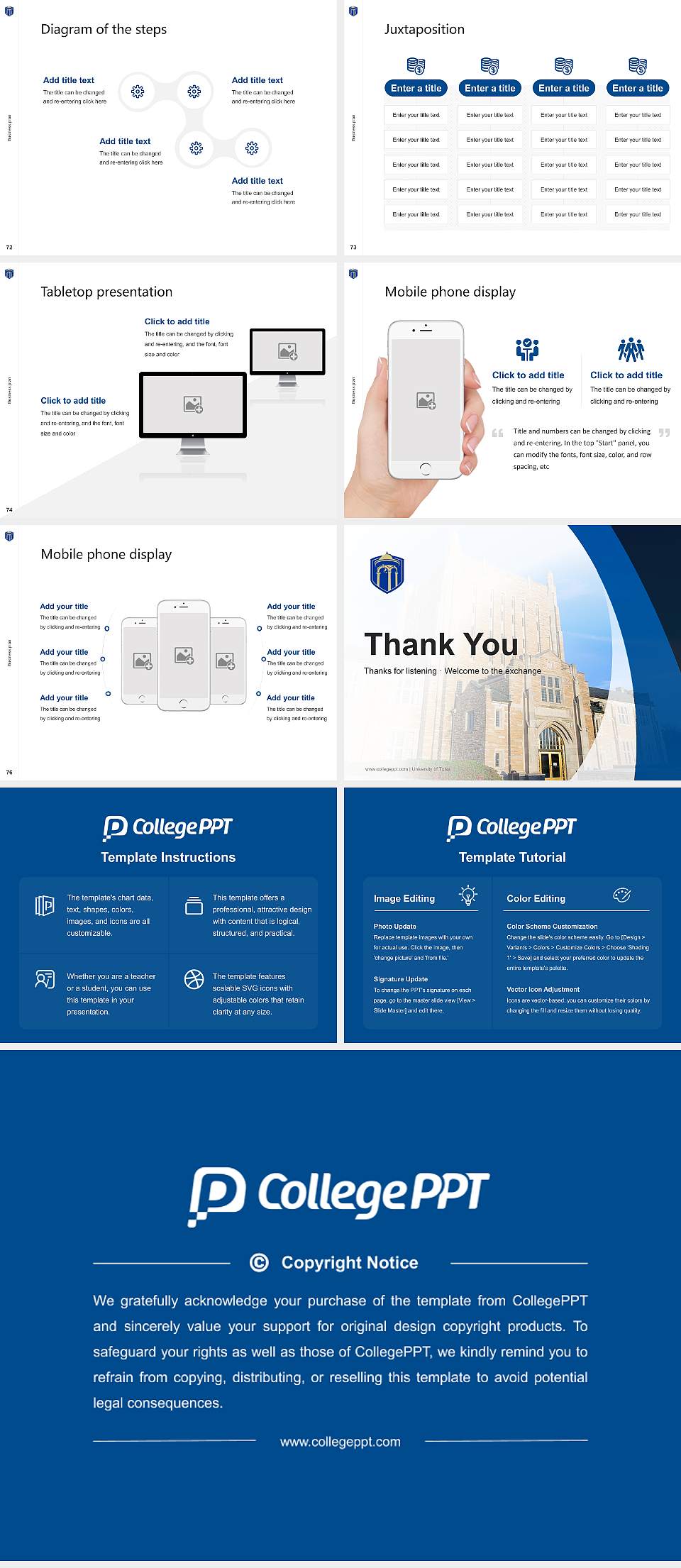 University of Tulsa Competition/Entrepreneurship Contest PPT Template4:3 ratio PPT effect preview image9