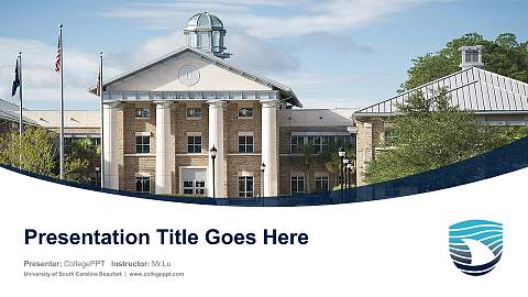University of South Carolina Beaufort Course/Courseware Creation PPT Template