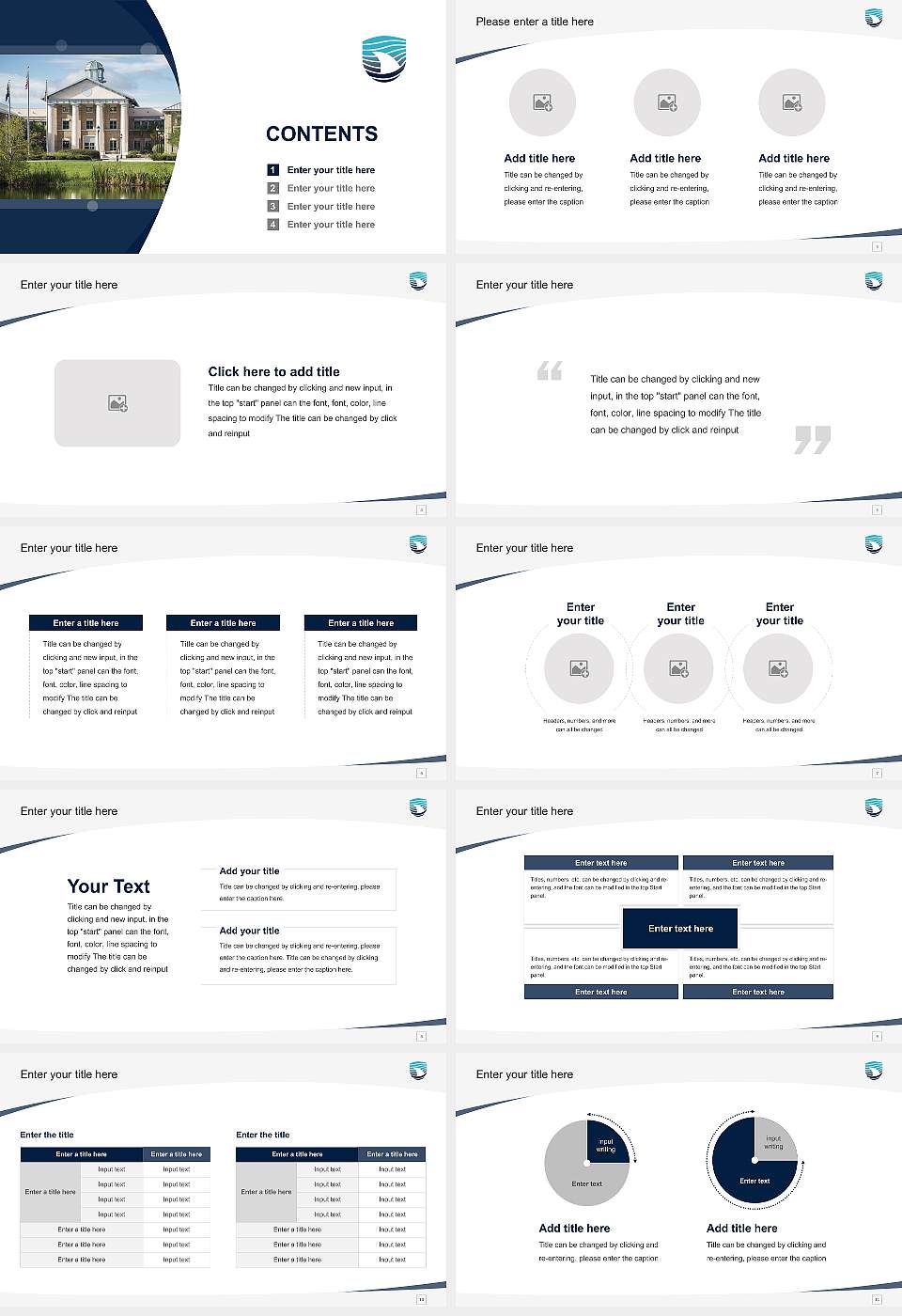 University of South Carolina Beaufort Course/Courseware Creation PPT Template16:9 ratio PPT effect preview image2