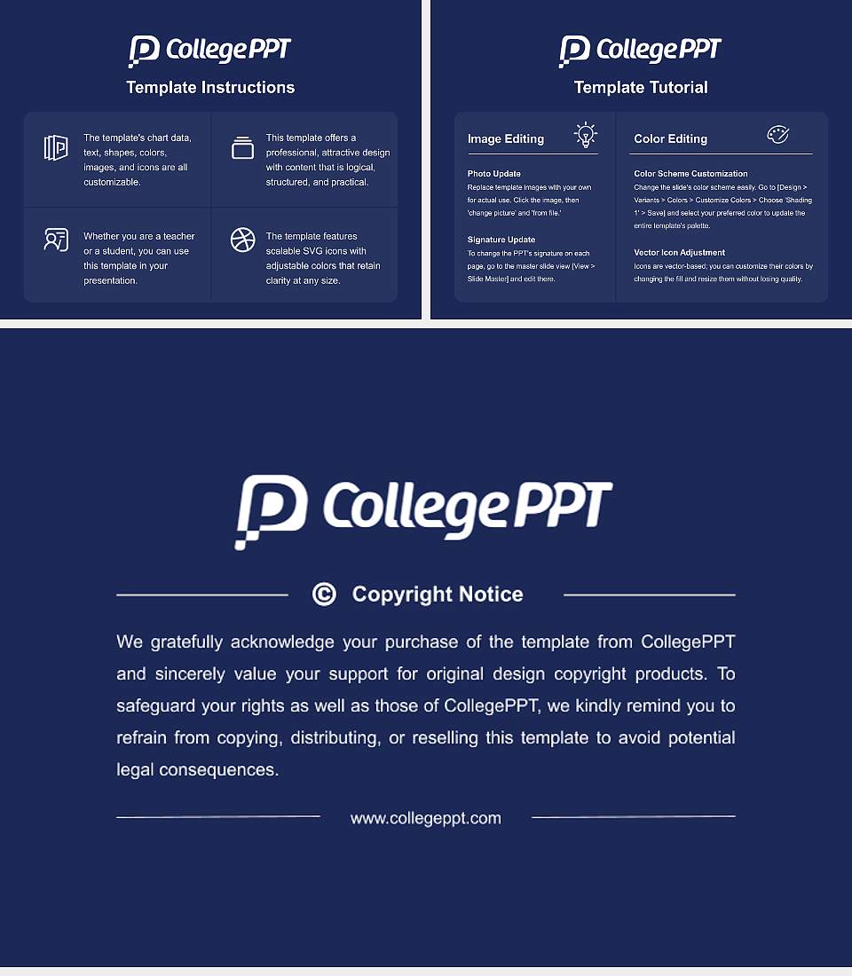 University of Pittsburgh-Johnstown Course/Courseware Creation PPT Template4:3 ratio PPT effect preview image5