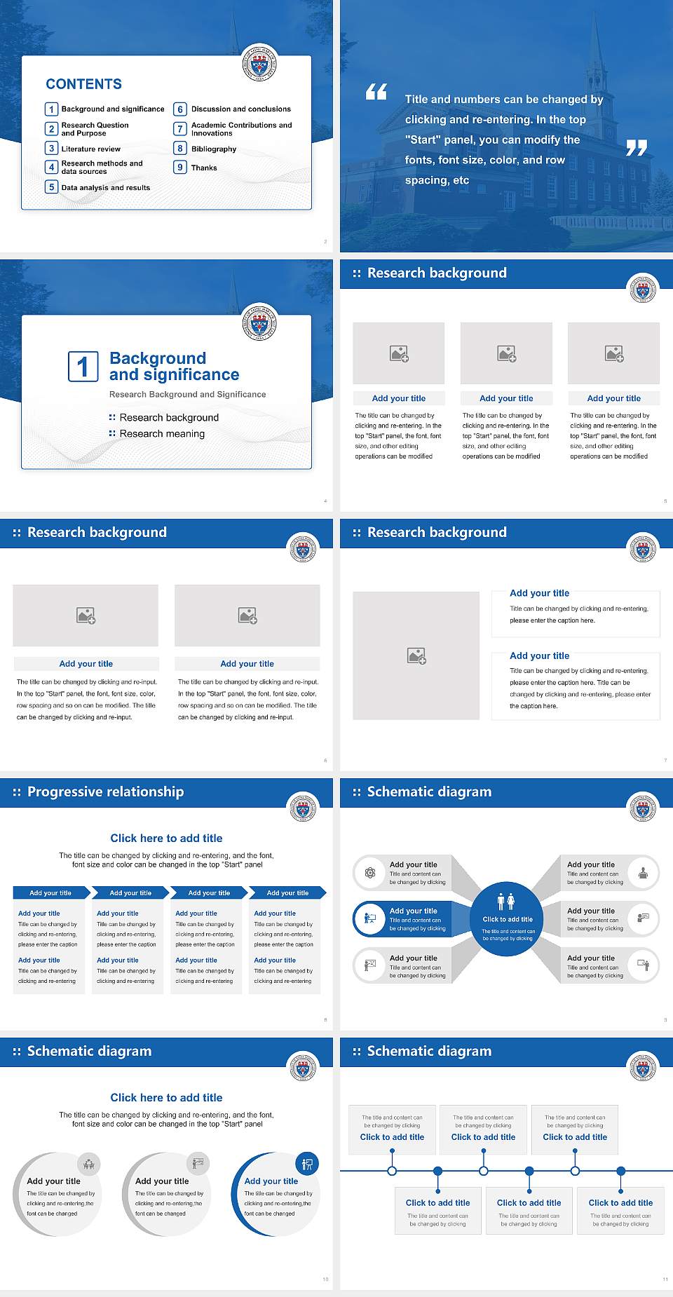 University of Saint Mary of the Lake Graduation Thesis Defense PPT Template4:3 ratio PPT effect preview image2