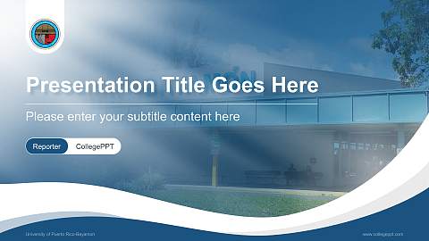 University of Puerto Rico-Bayamon Lecture Sharing and Networking Event PPT Template