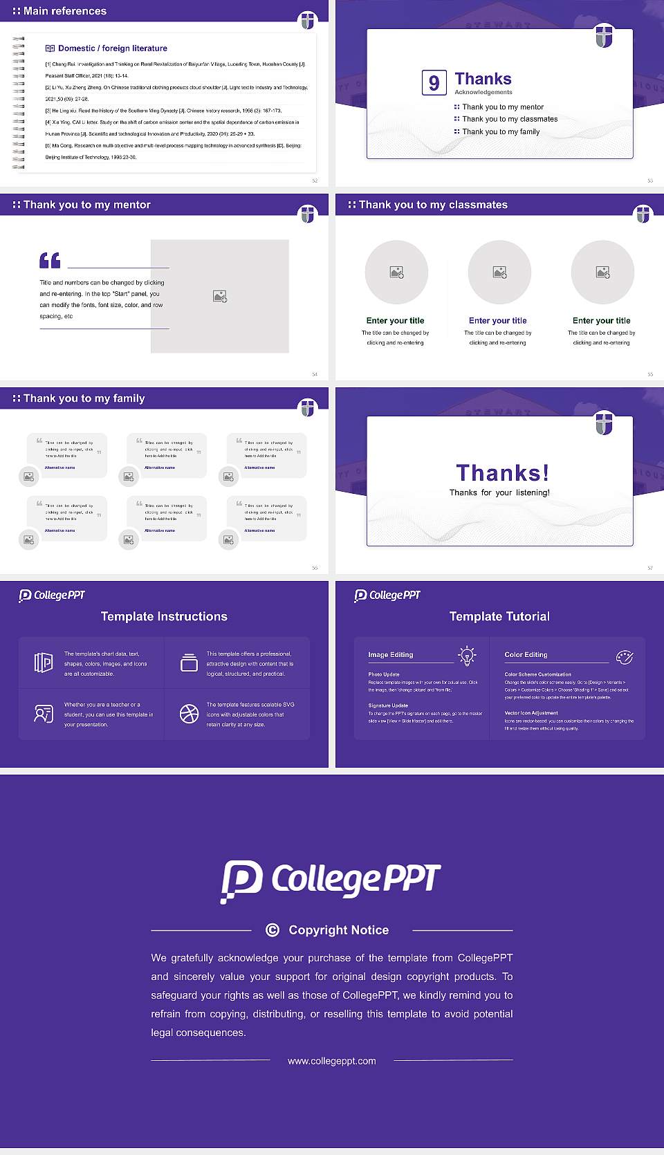 University of Sioux Falls Graduation Thesis Defense PPT Template16:9 ratio PPT effect preview image7