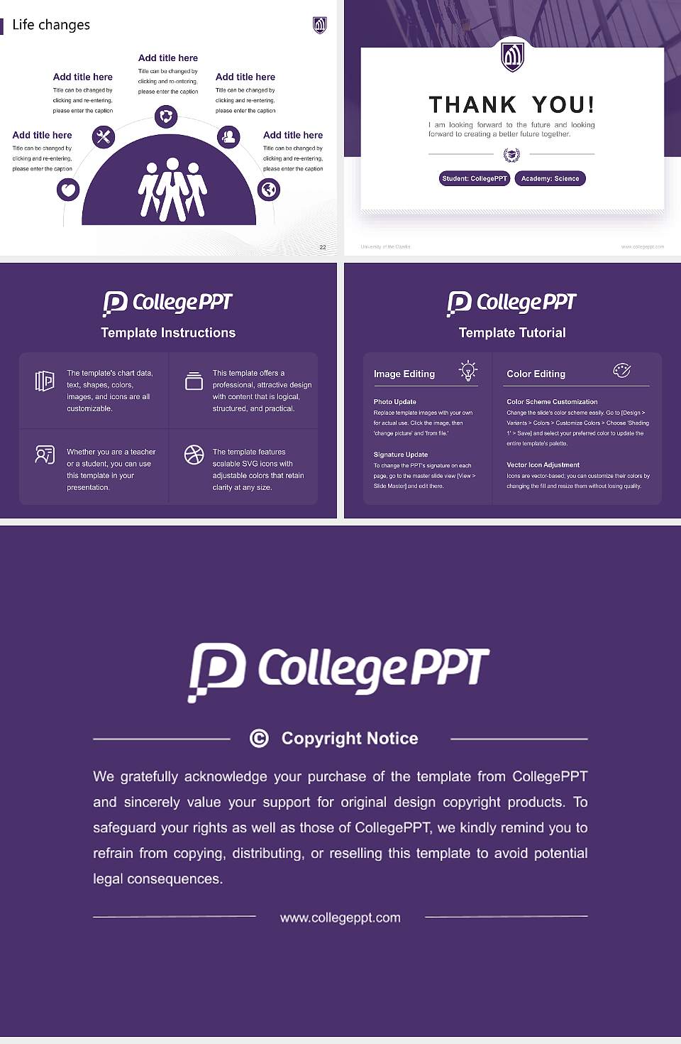 University of the Ozarks National Scholarship Defense PPT Template4:3 ratio PPT effect preview image4