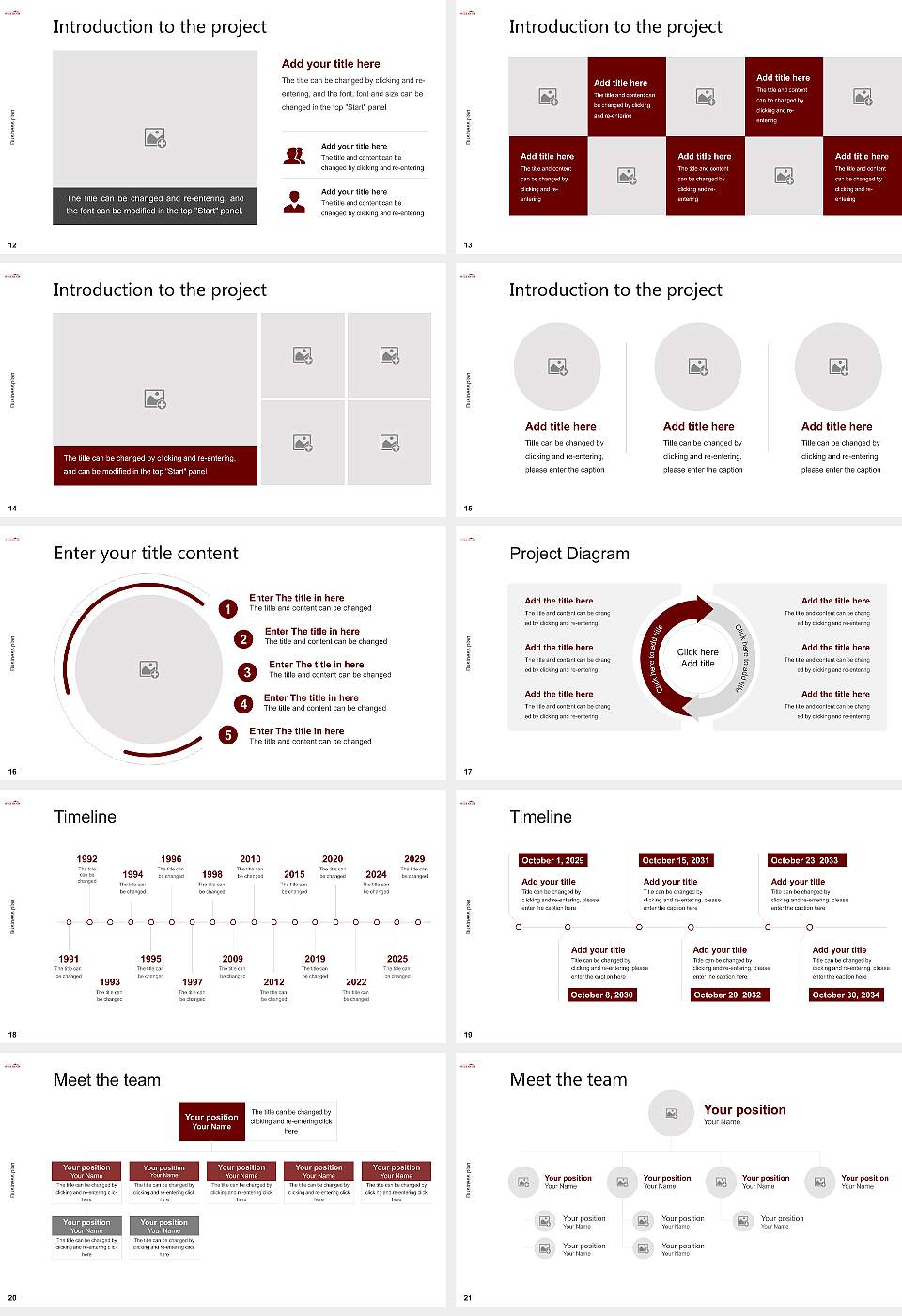 University of Puget Sound Competition/Entrepreneurship Contest PPT Template16:9 ratio PPT effect preview image3