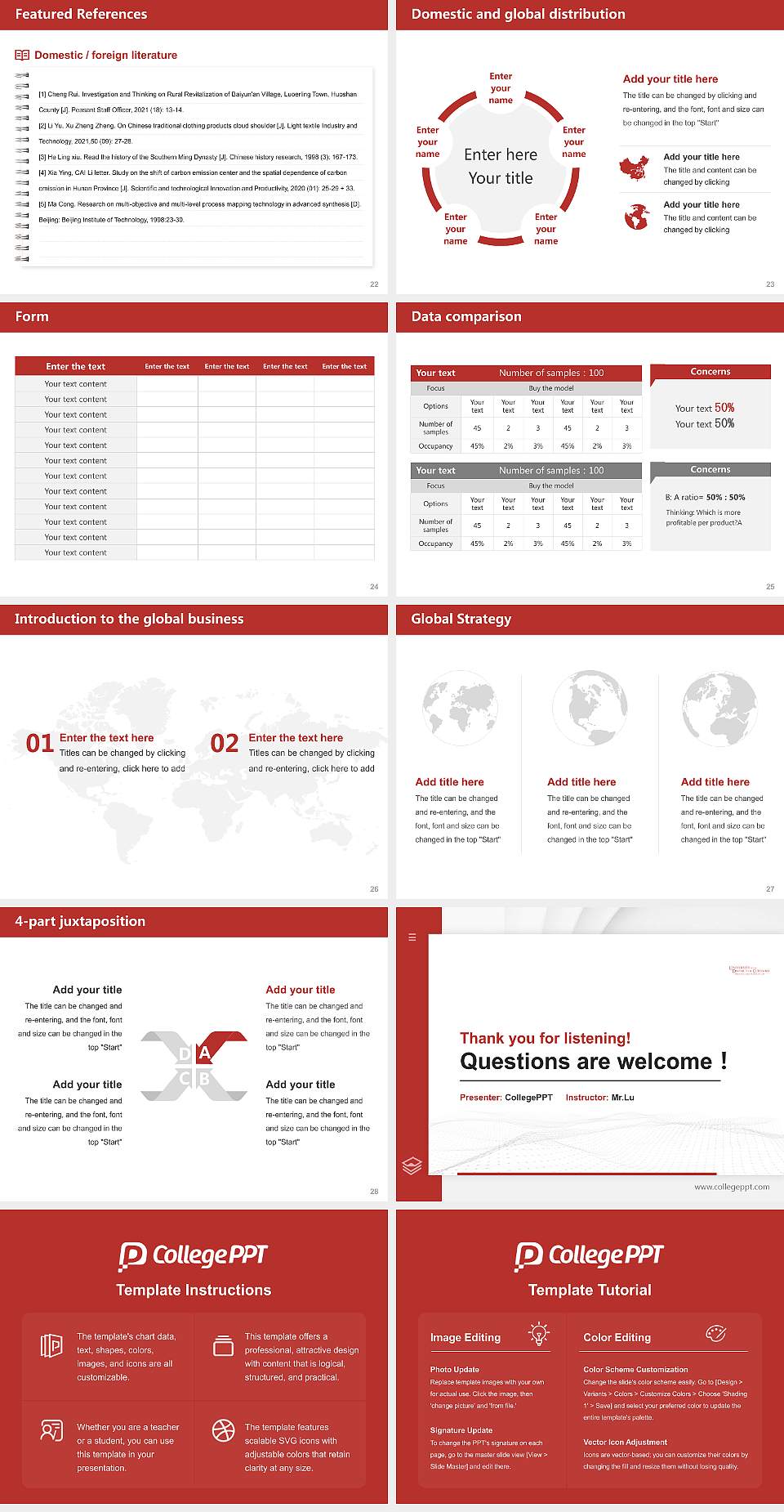 University of the District of Columbia-David a Clarke School of Law Thesis Proposal/Graduation Defense PPT Template4:3 ratio PPT effect preview image4