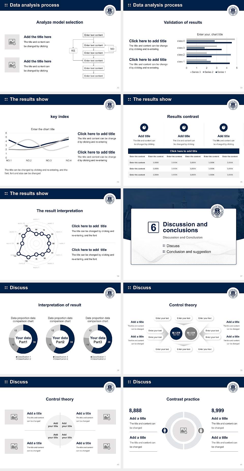 University of Rhode Island Graduation Thesis Defense PPT Template4:3 ratio PPT effect preview image5