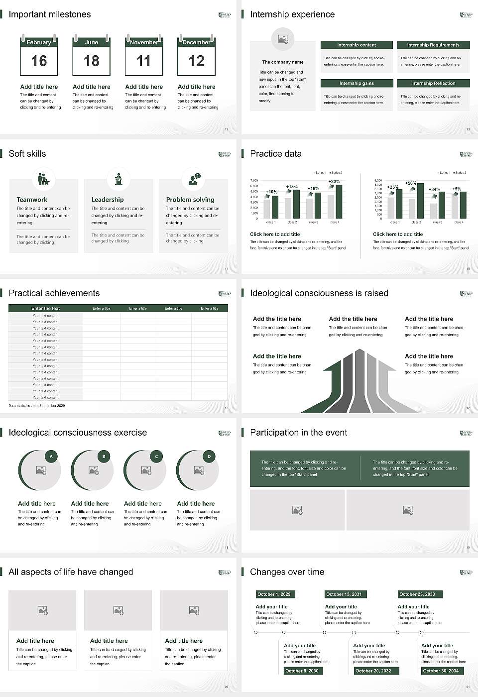 University of Science and Arts of Oklahoma National Scholarship Defense PPT Template16:9 ratio PPT effect preview image3