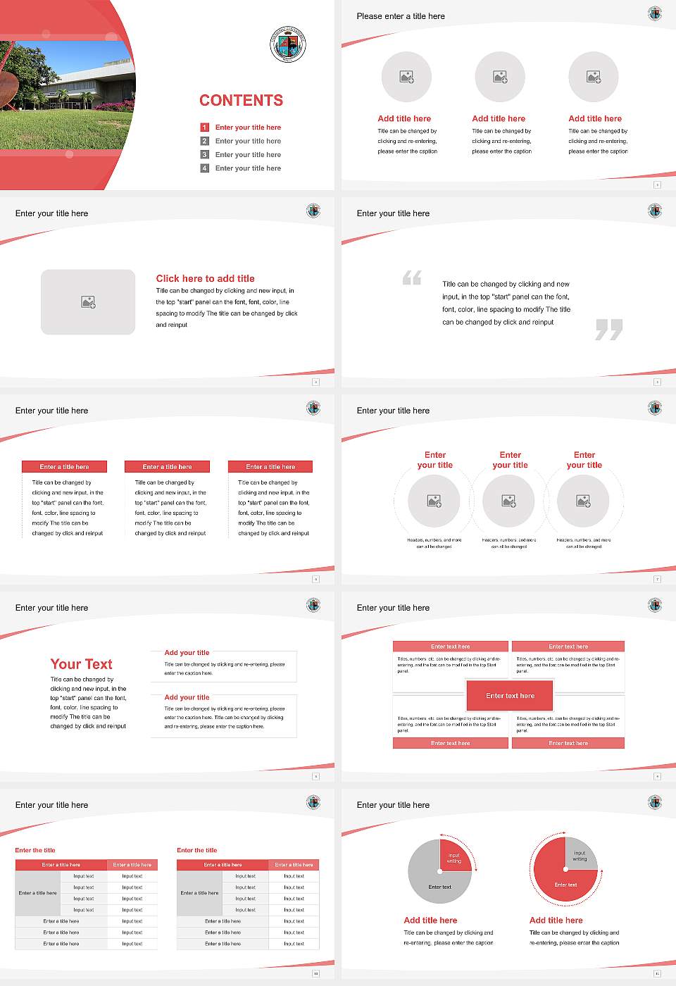 University of Puerto Rico-Ponce Course/Courseware Creation PPT Template16:9 ratio PPT effect preview image2