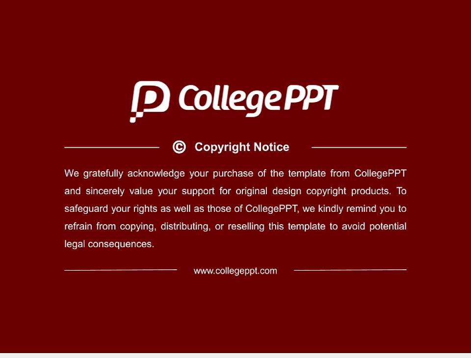 University of Puget Sound Thesis Proposal/Graduation Defense PPT Template4:3 ratio PPT effect preview image5