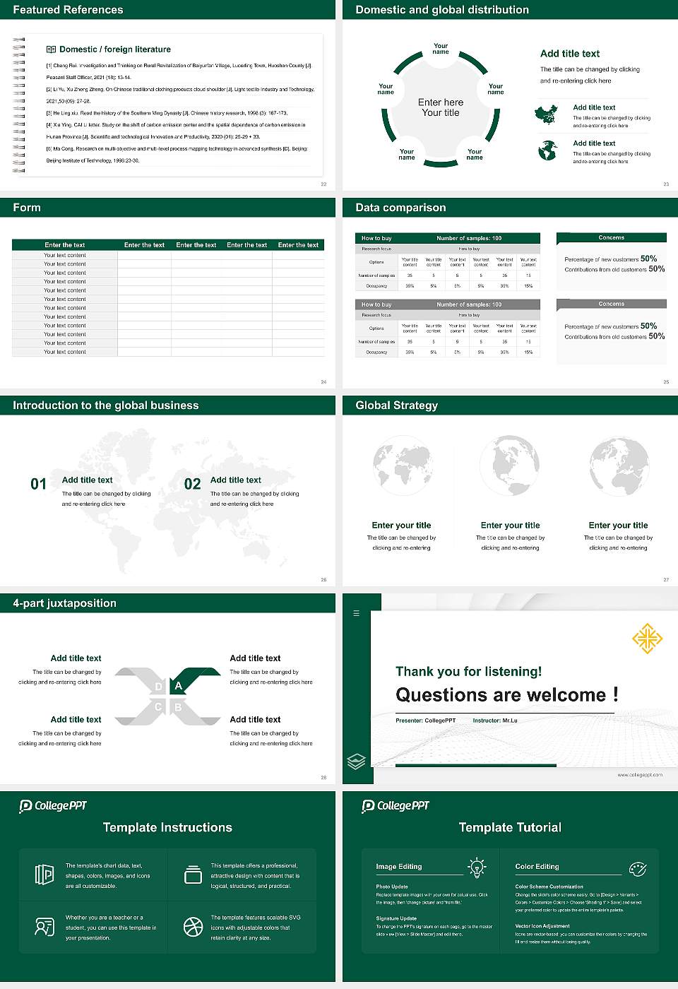 University of San Francisco Thesis Proposal/Graduation Defense PPT Template16:9 ratio PPT effect preview image4