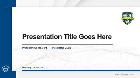 University of Rochester Thesis Proposal/Graduation Defense PPT Template
