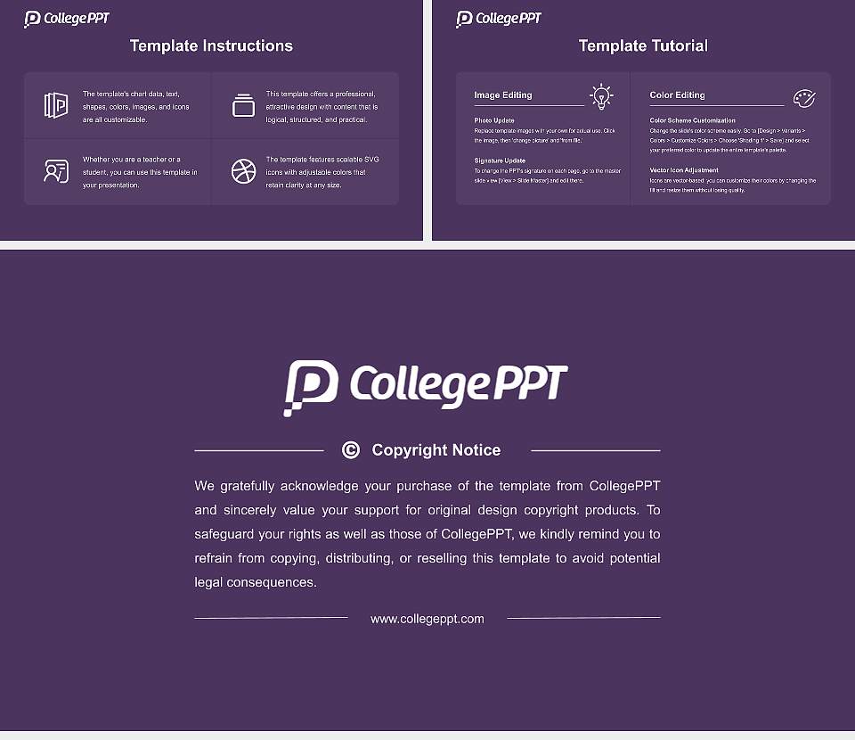 University of the People Course/Courseware Creation PPT Template16:9 ratio PPT effect preview image5
