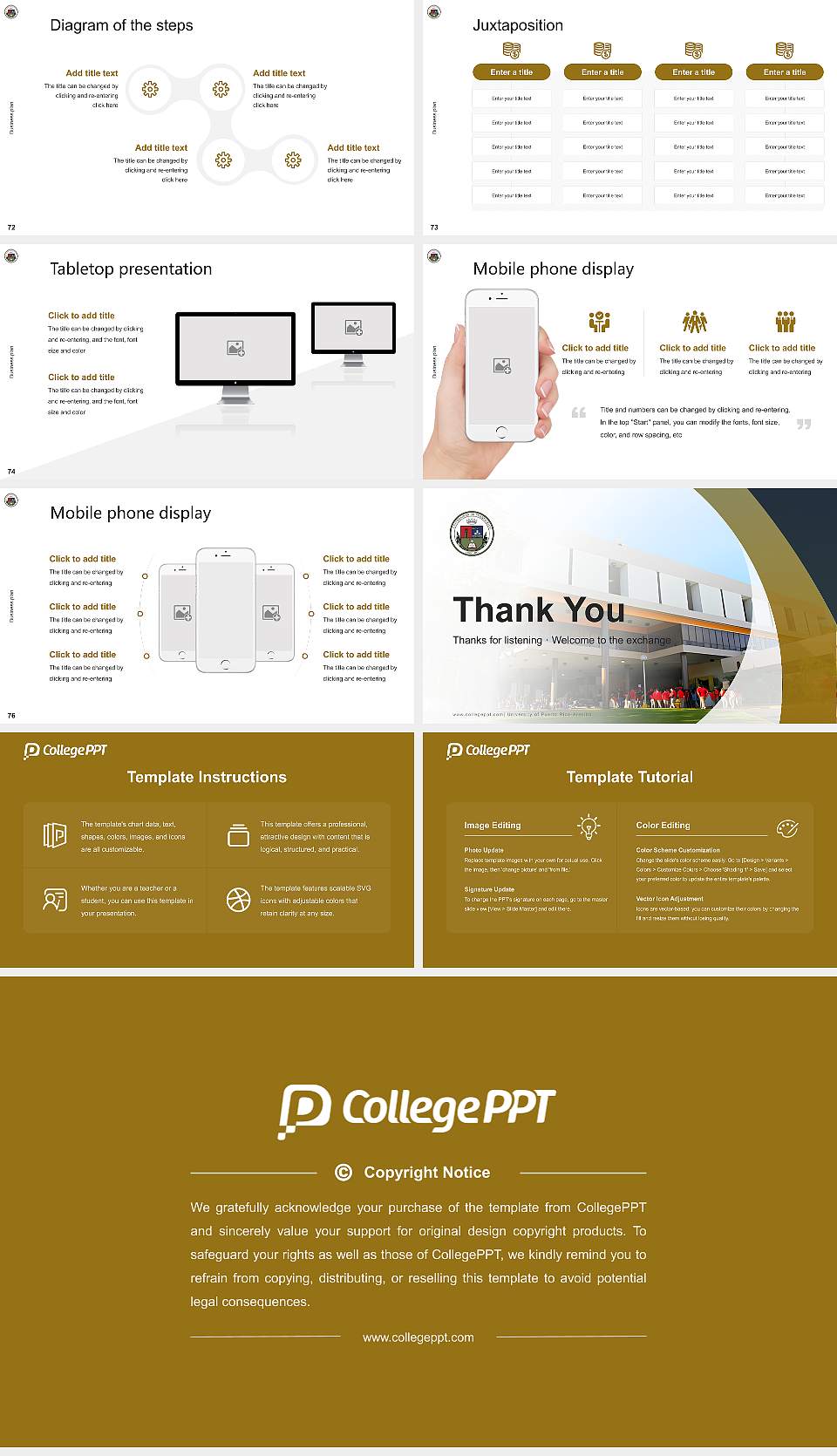 University of Puerto Rico-Arecibo Competition/Entrepreneurship Contest PPT Template16:9 ratio PPT effect preview image9