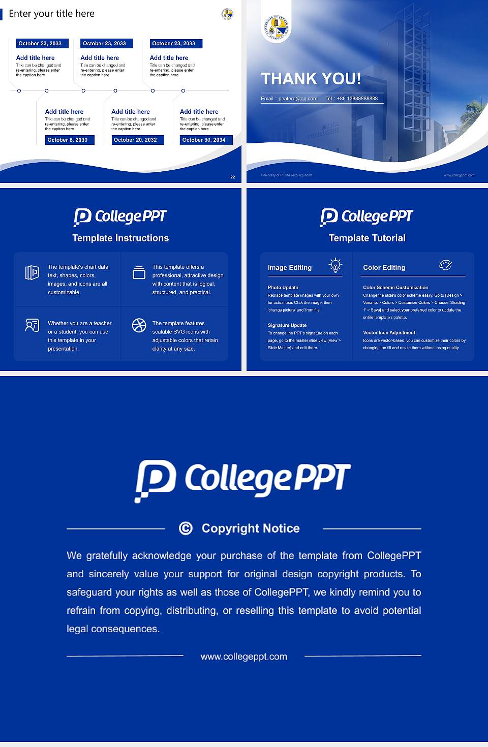 University of Puerto Rico-Aguadilla Lecture Sharing and Networking Event PPT Template4:3 ratio PPT effect preview image4
