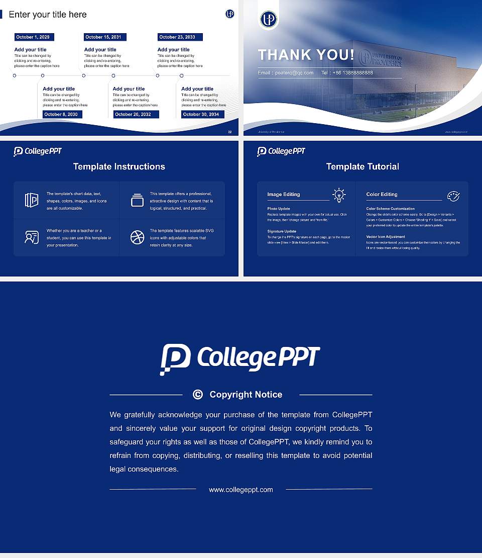 University of Providence Lecture Sharing and Networking Event PPT Template16:9 ratio PPT effect preview image4