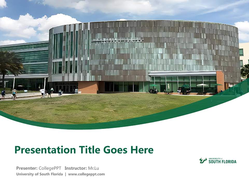 University of South Florida Course/Courseware Creation PPT Template4:3 ratio PPT effect preview image5