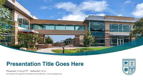 University of St. Augustine for Health Sciences(Austin) Course/Courseware Creation PPT Template