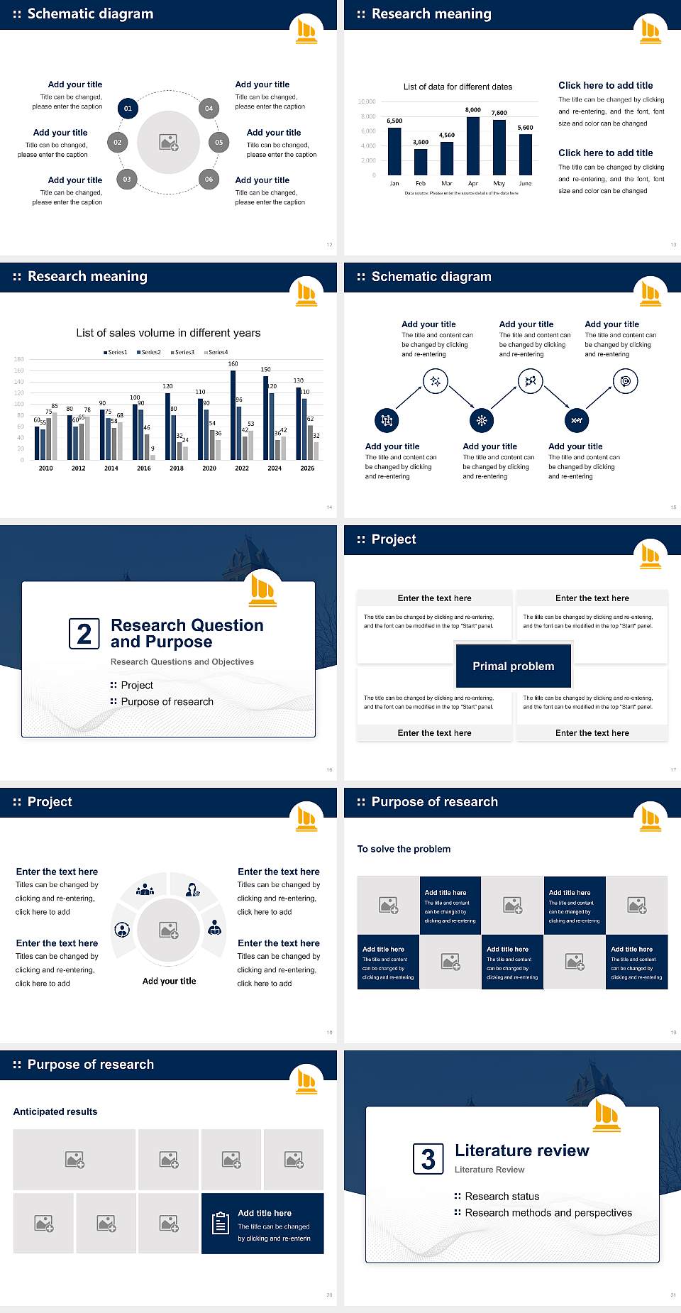 University of Southern Maine Graduation Thesis Defense PPT Template4:3 ratio PPT effect preview image3