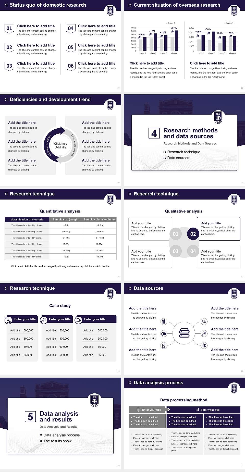 University of Portland Graduation Thesis Defense PPT Template4:3 ratio PPT effect preview image4