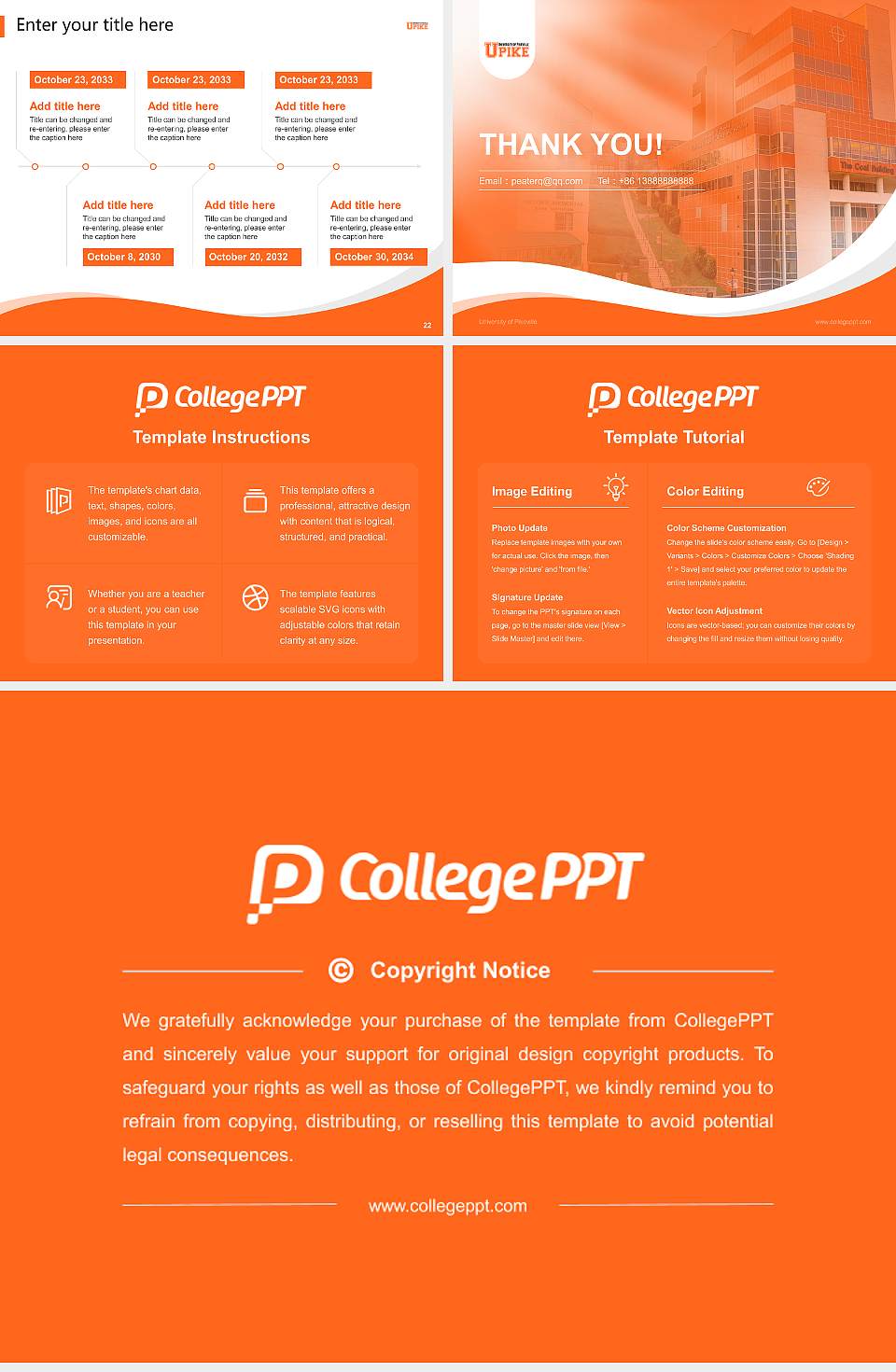 University of Pikeville Lecture Sharing and Networking Event PPT Template4:3 ratio PPT effect preview image4