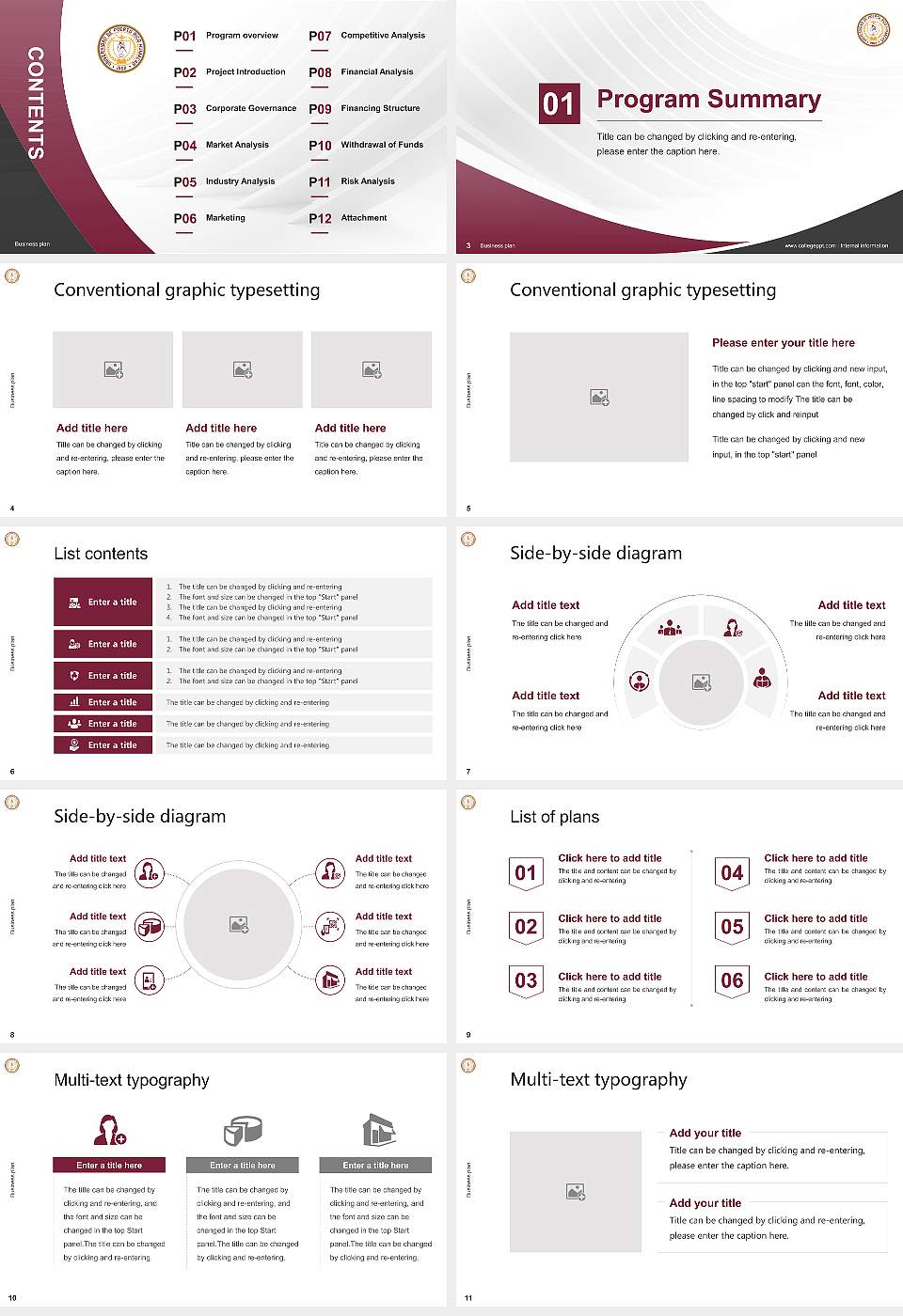 University of Puerto Rico-Humacao Competition/Entrepreneurship Contest PPT Template16:9 ratio PPT effect preview image2