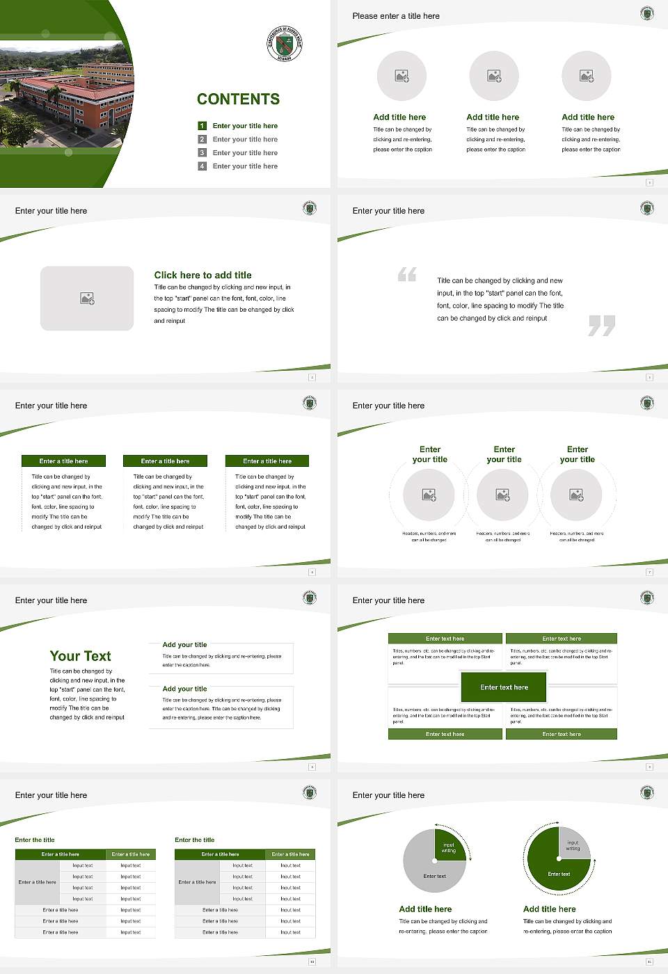 University of Puerto Rico-Utuado Course/Courseware Creation PPT Template16:9 ratio PPT effect preview image2
